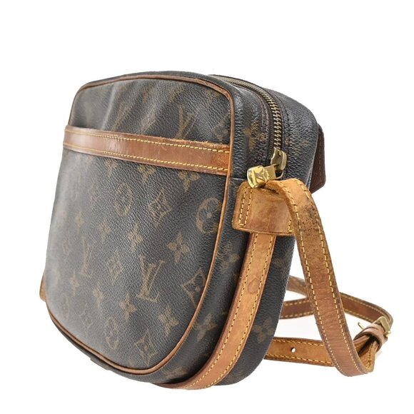 LOUIS VUITTON Jeune Fille MM Shoulder Bag Monogram Leather Brown M51226 30EF109 - Picture 4 of 16